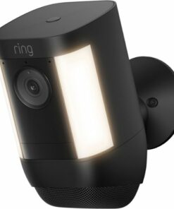 Ring - Spotlight Cam Pro Outdoor Wireless 1080p Battery Surveillance Camera - Black