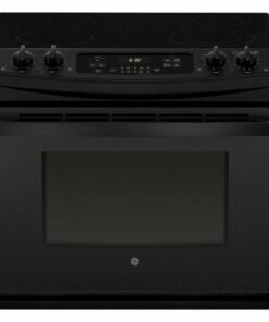 GE - 4.4 Cu. Ft. Self-Cleaning Drop-In Electric Range - Black 1