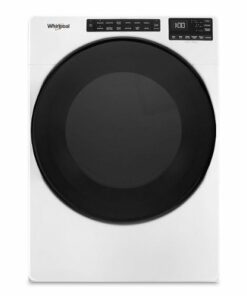 Whirlpool - 7.4 Cu. Ft. Stackable Electric Dryer with Wrinkle Shield Plus Option - White