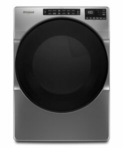 Whirlpool - 7.4 Cu. Ft. Stackable Electric Dryer with Wrinkle Shield Plus Option - Chrome Shadow