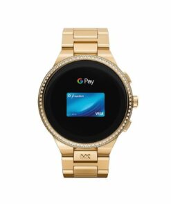 Michael Kors - Gen 6 Camille Gold-Tone Stainless Steel Smartwatch - Gold