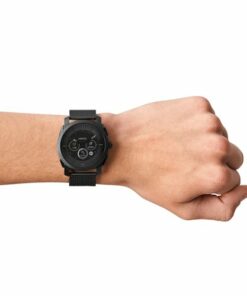 Fossil - Machine Gen 6 Hybrid Smartwatch Black Stainless Steel - Black