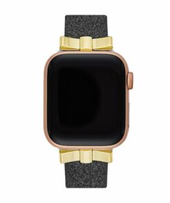 kate spade new york - glitter bow band for apple watch 38/40/41mm - Black
