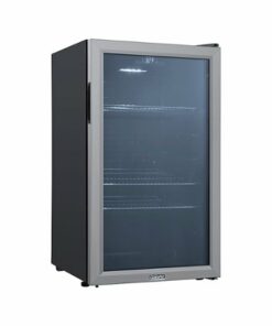 Galanz - 130 Can Beverage Cooler - Stainless steel