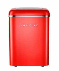 Galanz - 26 lbs. Portable Countertop Ice Maker - Red