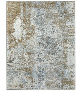 Simpli Home - Emmalee 8 x 10 Area Rug - Blue,Gold