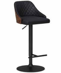 Simpli Home - Edwin Adjustable Bar Stool - Black