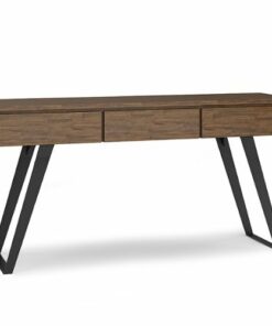 Simpli Home - Lowry Console Sofa Table - Rustic Natural Aged Brown