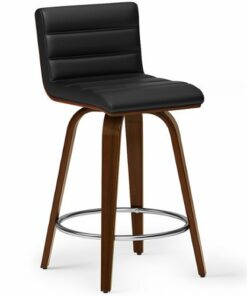 Simpli Home - Roland Counter Height Stool - Black