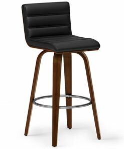 Simpli Home - Roland Bar Stool - Black