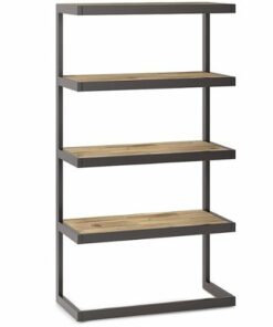 Simpli Home - Erina Bookcase - Distressed Golden Wheat