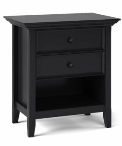 Simpli Home - Amherst Bedside Table - Black