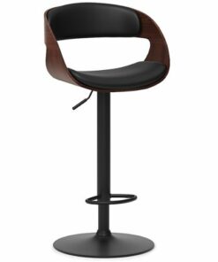 Simpli Home - Archer Bentwood Adjustable Bar Stool - Black