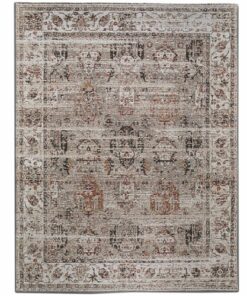 Simpli Home - Dobbins 8 x 10 Area Rug - Beige, Rust