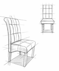 Simpli Home - Cosmopolitan Deluxe Tufted Parson Chair (Set of 2) - Aqua