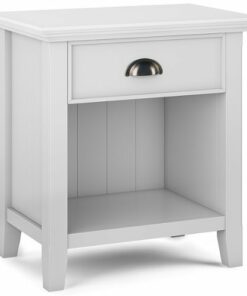 Simpli Home - Acadian Bedside Table - White