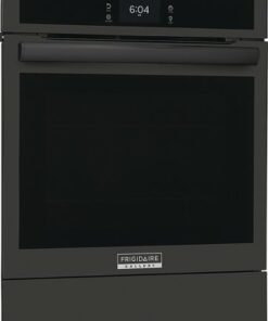 Frigidaire - Gallery 24" Built-In Single Electric Wall Oven with Air Fry - Black