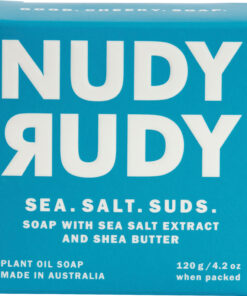 Nudy Rudy - Bar Soap- Sea Salt Suds - White