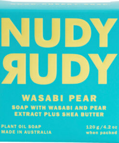 Nudy Rudy - Bar Soap - Wasabi Pear - White