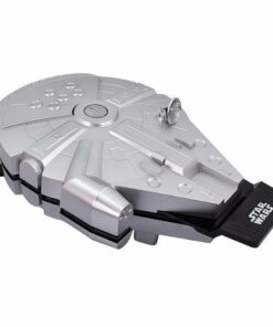 Uncanny Brands - Star Wars Millenium Falcon Deluxe Waffle Maker - Silver