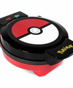 Uncanny Brands - Pokémon Pokeball Waffle Maker - Black