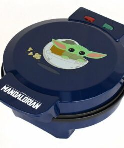 Uncanny Brands - Star Wars The Mandalorian Grogu Waffle Maker - Blue