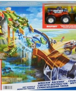 Hot Wheels - Monster Trucks Wreckin' Raceway Playset
