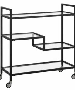 Camden&Wells - Lovett Bar Cart - Blackened Bronze 0