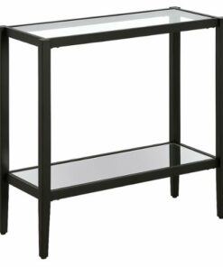 Camden&Wells - Hera Rectangular Side Table - Blackened Bronze