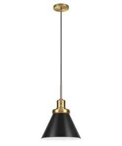 Camden&Wells - Zeno Pendant Light - Brushed Brass/Blackened Bronze
