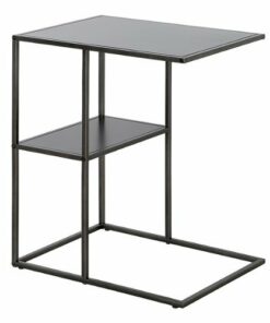 Camden&Wells - Winthrop Rectangular Side Table - Gunmetal Gray