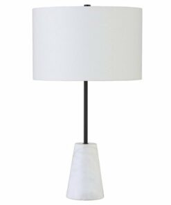 Camden&Wells - Killian Marble Table Lamp - Blackened Bronze/Marble