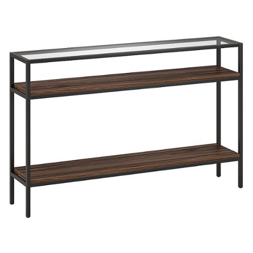 Camden&Wells - Felicia Console Table - Blackened Bronze/Walnut