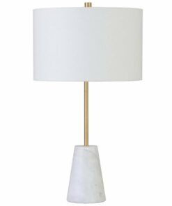 Camden&Wells - Killian Marble Table Lamp - Brushed Brass/Marble