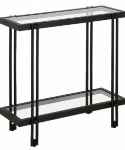 Camden&Wells - Inez Rectangular Side Table - Blackened Bronze