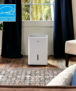 GE - 35-Pint Energy Star Portable Dehumidifer with Smart Dry for Very Damp Spaces - White