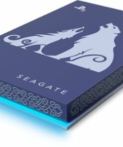 Seagate - Game Drive for PlayStation Consoles God of War Ragnarök LE 2TB External USB 3.0 Hard Drive - Blue