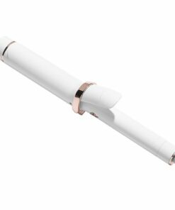 T3 - SinglePass Curl 1.5” Ceramic Long Barrel Curling and Wave Iron - White & Rose Gold