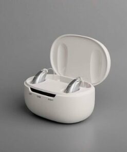 Hearing Assist - CONTROL OTC Hearing Aid Kit, RIC Rechargeable w/ App Personalization (pair) - Silver