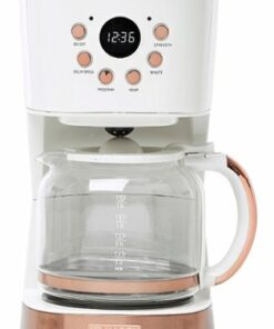Haden - 12-Cup Coffee Maker - Ivory and Copper