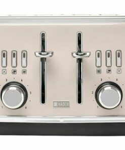 Haden - Cotswold 4 Slice Toaster - Putty and Chrome
