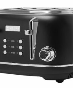 Haden - Heritage 4 Slice Toaster - Black and Chrome