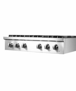 Forno Appliances - ALTA QUALITA 36" Built-In Gas Cooktop with 6 Burners and LP Conversion Kit - Stainless steel