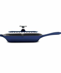 Tramontina Gourmet 11" Square Grill Pan - Cobalt