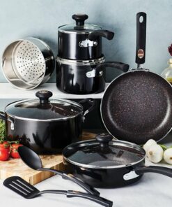 Tramontina - 12PC Non Stick Cookware Set - Gray