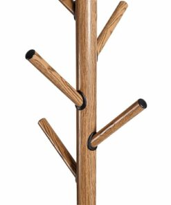 Honey-Can-Do - Freestanding Coat Rack with Tree Design and Accessory Tray - Black