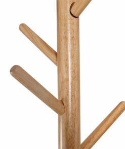 Honey-Can-Do - Modern Freestanding Coat Tree Stand with Round Base - Black