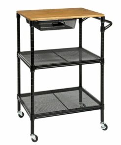 Honey-Can-Do - Kitchen Cart - Black