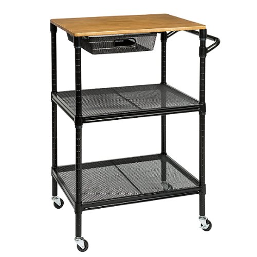 Honey-Can-Do - Kitchen Cart - Black