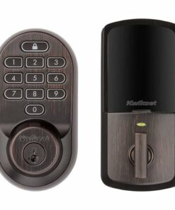 Kwikset - Halo Smart Lock Wi-Fi Replacement Deadbolt with App/Keypad/Key Access - Venetian Bronze